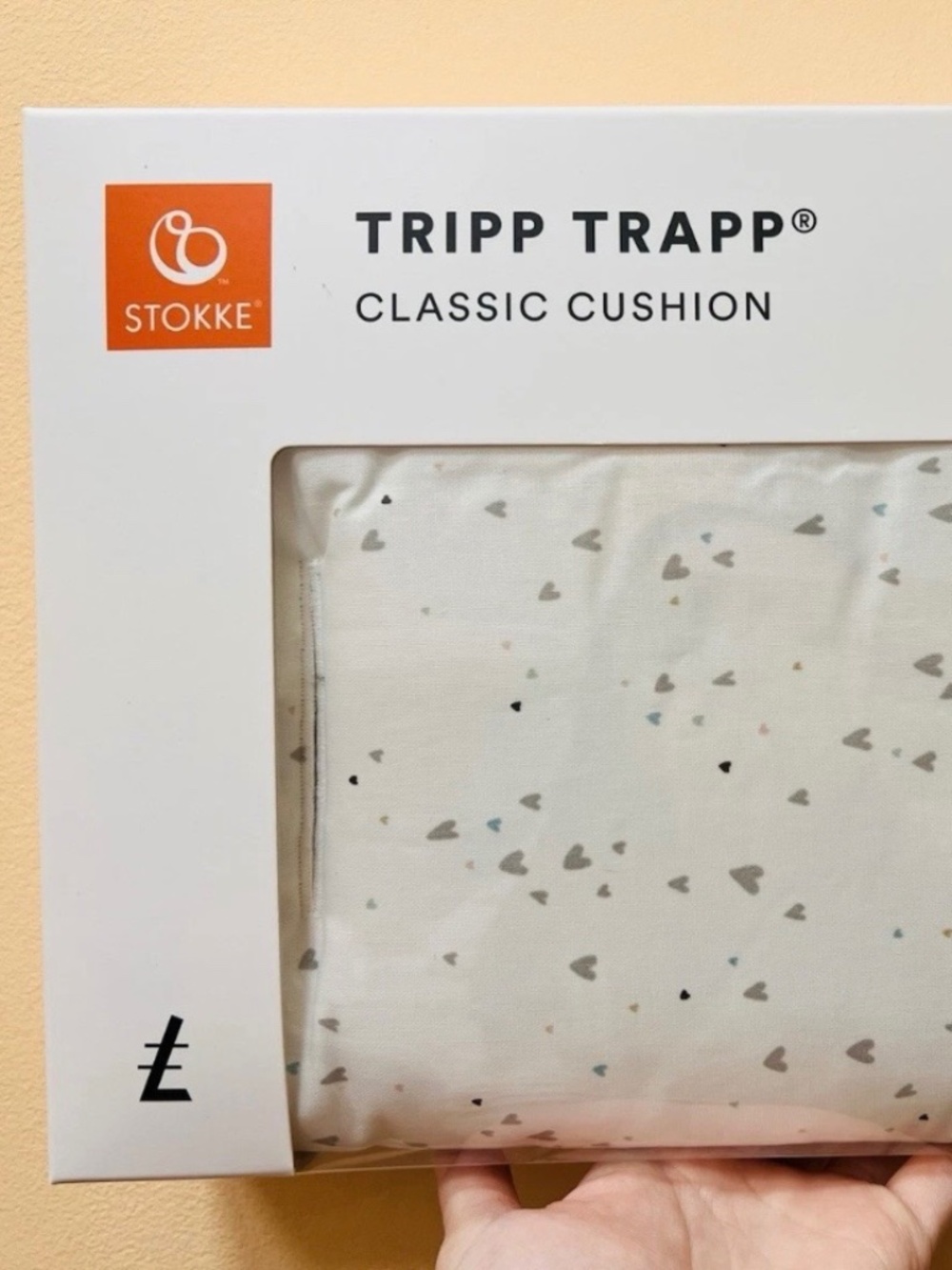 Stokke Tripp Trapp Classic Cushion Easy Wipe Sweet Heart White 146060